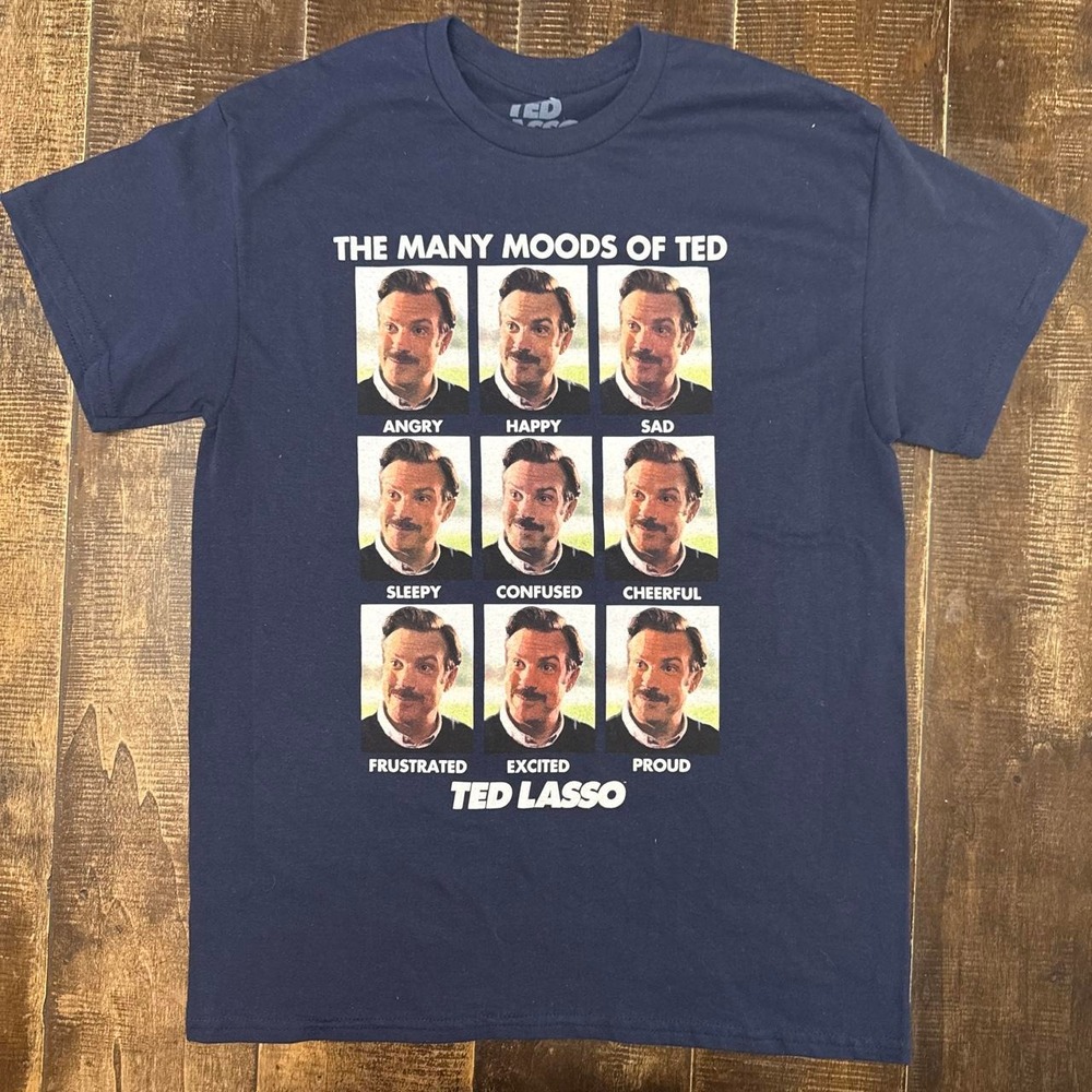 Navy blue Ted Lasso Graphic Tee T-Shirt